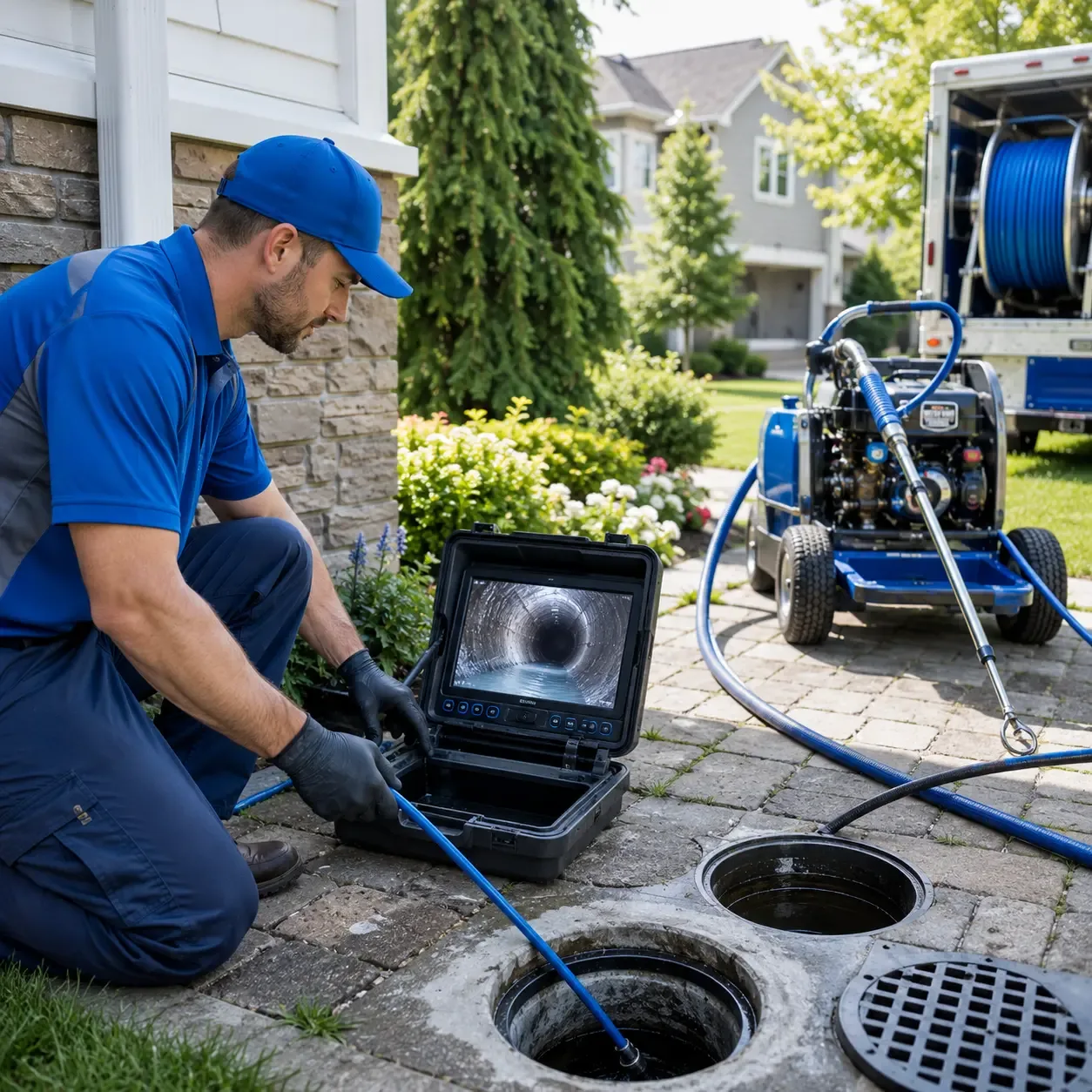 Outdoor drain cleaning professionals serving Tunbridge, VT