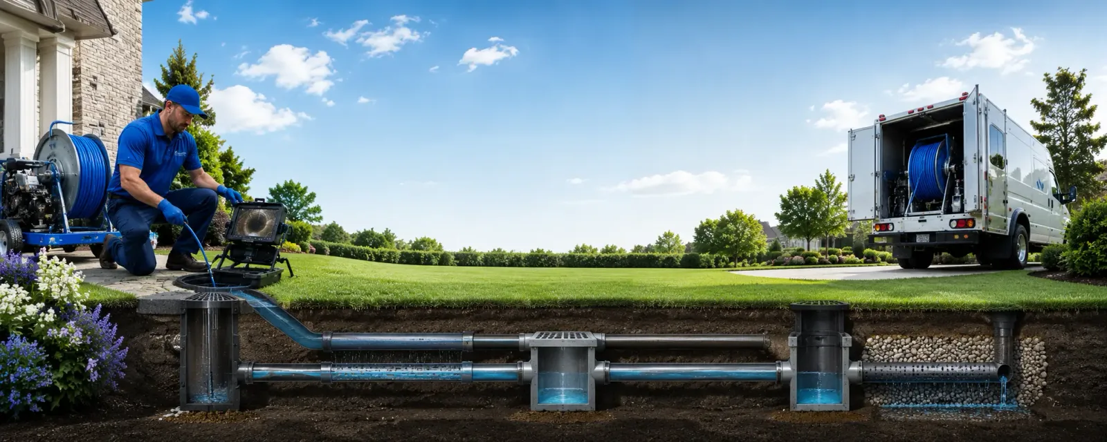 Outdoor drain cleaning information for Tunbridge, VT